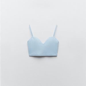 ZARA SWEETHEART NECK TOP